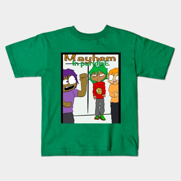 Mayhem in  paradise Kids T-Shirt by A6Tz